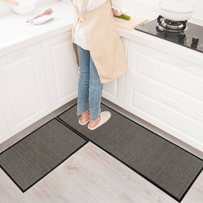 Kitchen Mats,Washable, Anti-Slip, Set Of 2