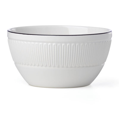 York Avenue Ironstone Fruit Bowl