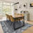 2x6 Washable Modern Bordered Hallway Rug, Non-Slip Low Pile Abstract Floral Runner for Kitchen, Laundry, Entryway, Linen-1433221404