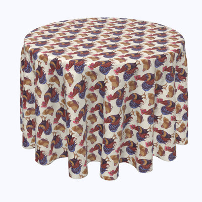 Jaydon Geometric Round Tablecloth