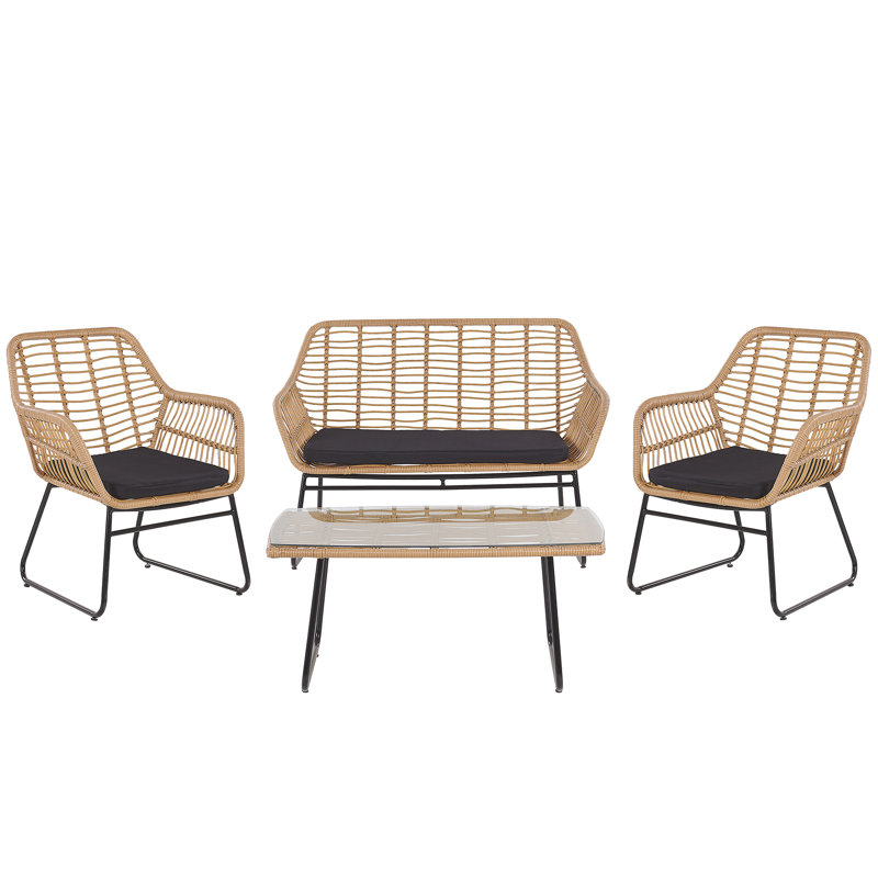 Martika 4 Seater Rattan Conversation Set