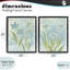 Ensemble de cadres flottants 2 pièces Contoured Blue Petals, design par Kim Allen-1348742967-1348742965
