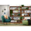 Jago 173cm H x 120cm W Geometric Bookcase-80165070