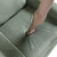 Fauteuil inclinable moderne avec dossier en velours côtelé et structure en bois massif pour un salon confortable-1111076043