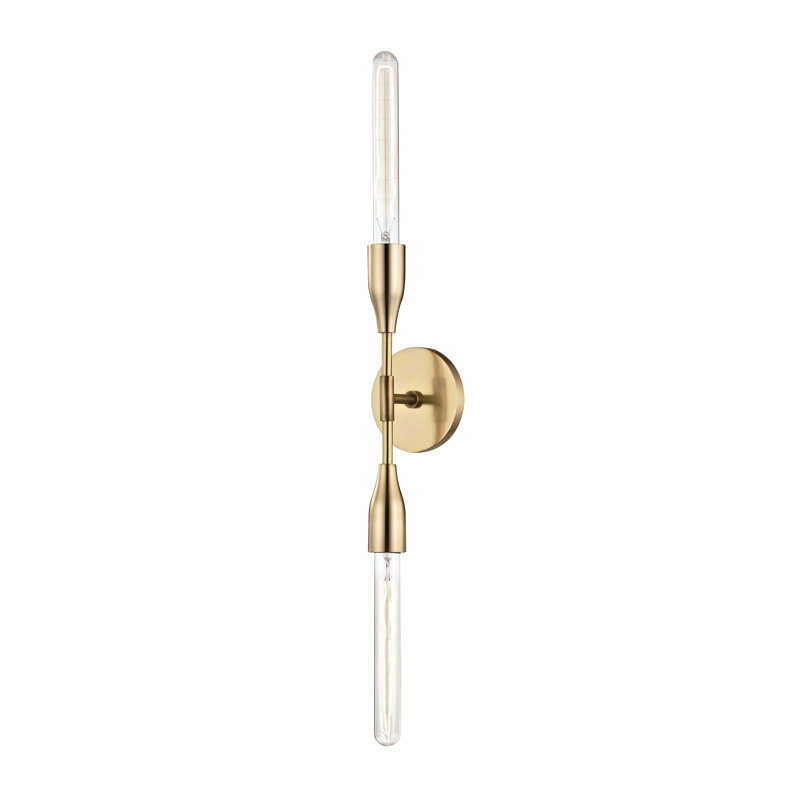 Ronal Armed Sconce, Aged Brass