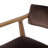 Berthe Solid Oak Wood Armchair with Square Arms-1082508608