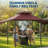 8x5 ft Double-Tier Grill Gazebo with Dual Adjustable Side Awnings, 2 Shelves, 7 Hooks & Ceiling Light Hook, Heavy Duty Steel Frame for Backyard, Patio-124588770