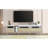Modern TV With 3 Drawers And Open Shelves, Media Console Table For Tvs Up To 80'', Entertainment Center For Living Room, Colormatching Design