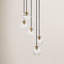 Lustre 5 lumières Meridian en laiton naturel-1919653252-1919653255