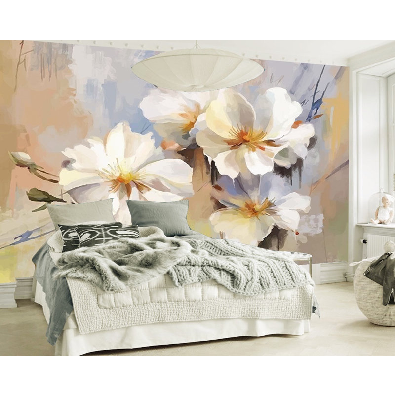Murale fleurie Salcedo, L 114 po x l 204 po