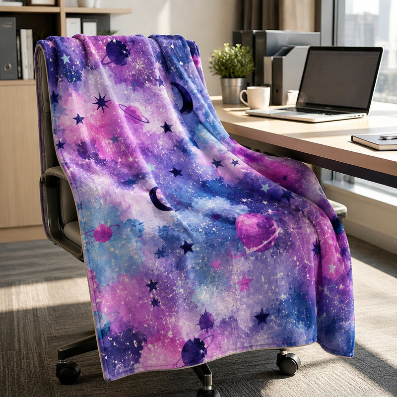 Jeté en galaxie à motif d'étoiles Galaxy, Jeté pour bébé (l 30 po x L 40 po)