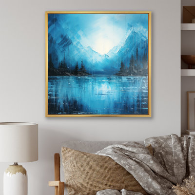 Northern Sky Blue Harmony, reproduction d'art sur toile