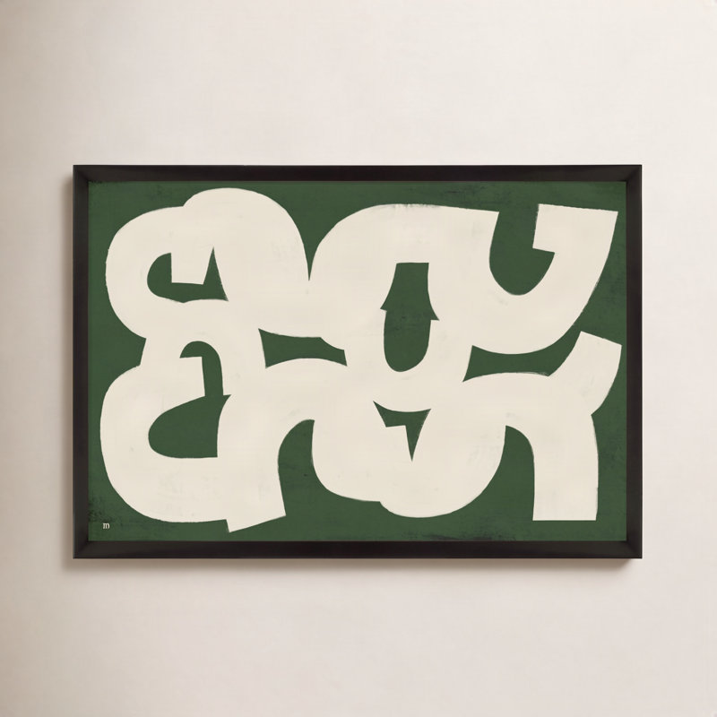 Rhythm Painting by StudioM, Black Framed, 35" H x 50" W