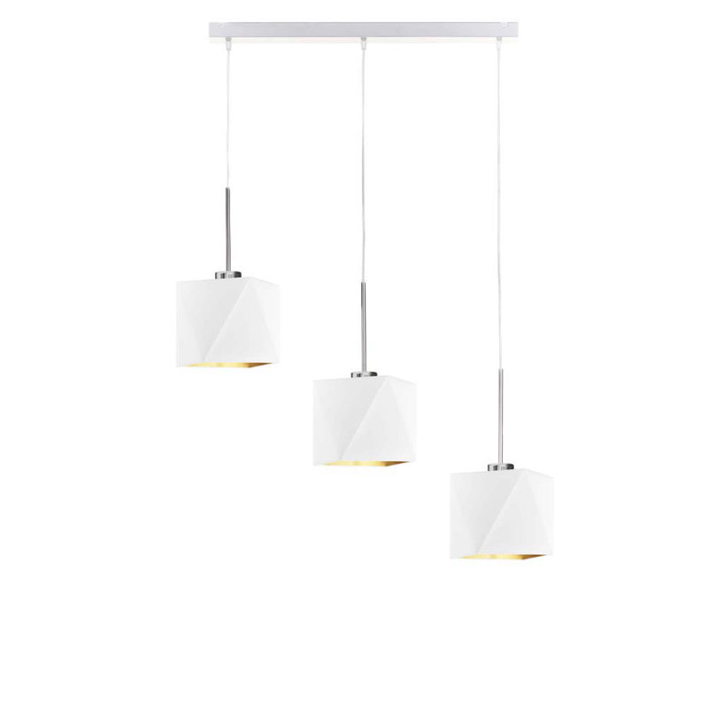 Earle 3 - Light Kitchen Island Pendant, White