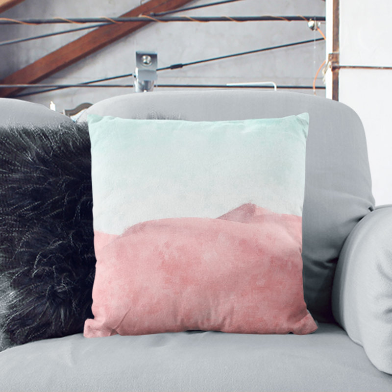 Square Cushion, 55cm H x 55cm W x 20cm D, Stone