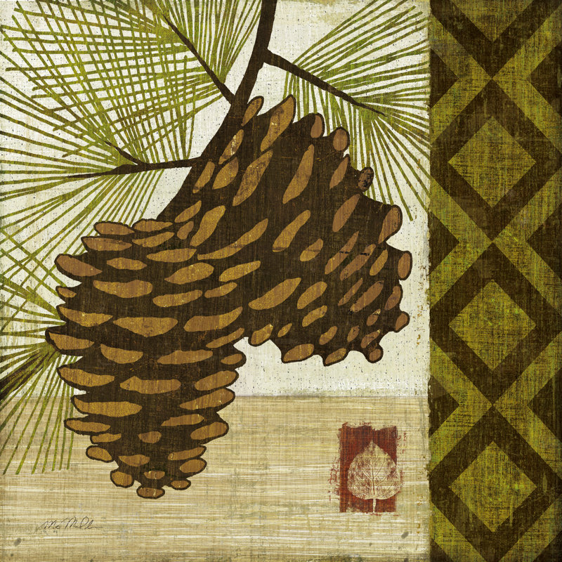Summer Pine II by Michael Mullan - Wrapped Canvas Painting, 76cm H x 76cm W x 3.8cm D