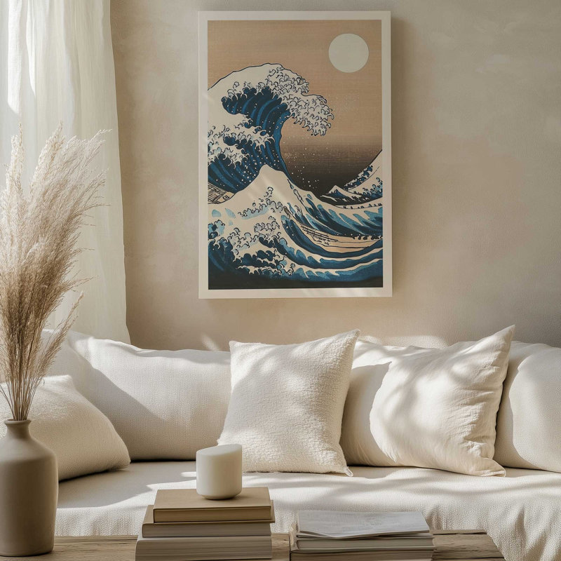 Woonwashed Tide Wrapped Canvas, 18" H x 12" W, Stretched Canvas
