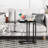 C Shaped End Table, Couch Side Table Slide Under Sofa Bed, Snack Tray for Coffee in Living Room-622210953-622210952