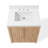 Alburtis 30" Single Bathroom Vanity Set with 2"Ceramic Basin Sink