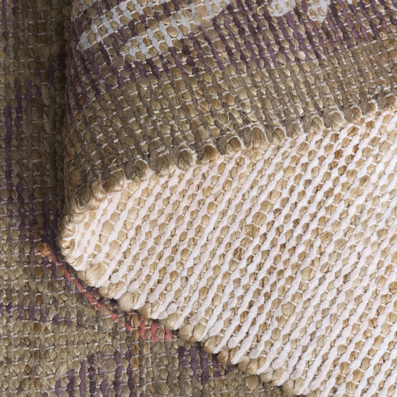 Saffron 405 Hand Woven Performance Floral Rug, Rectangle 5' x 8'