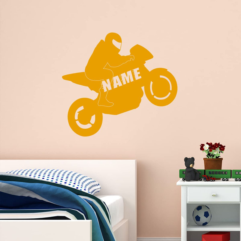 Adhésif mural, Orange, H 18 po x l 21 po