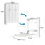 Lit escamotable escamotable, lit escamotable complet pour la maison, le bureau et la chambre d'amis