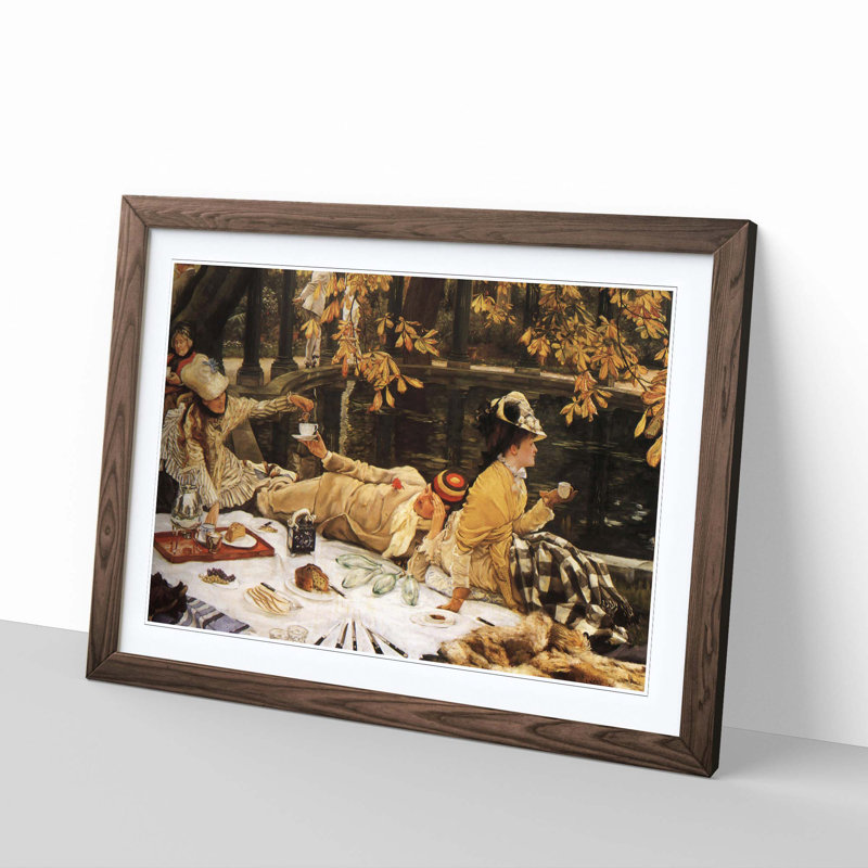 James Tissot - Single Picture Frame Painting, Walnut