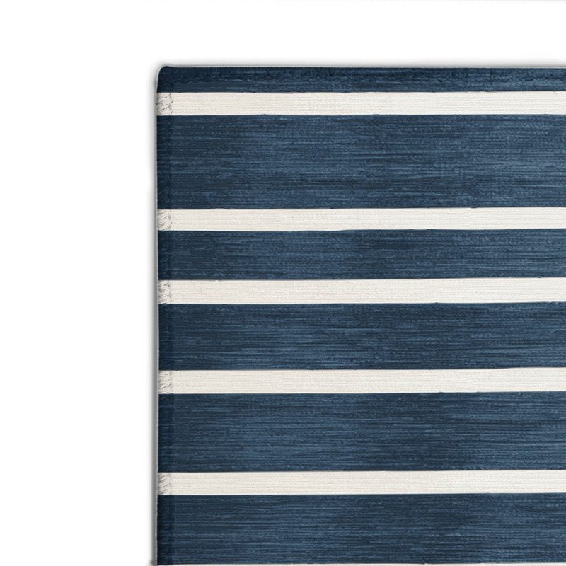 Tapis intérieur / extérieur gris HorizontalStripes, Rectangle 4pi x 6 pi