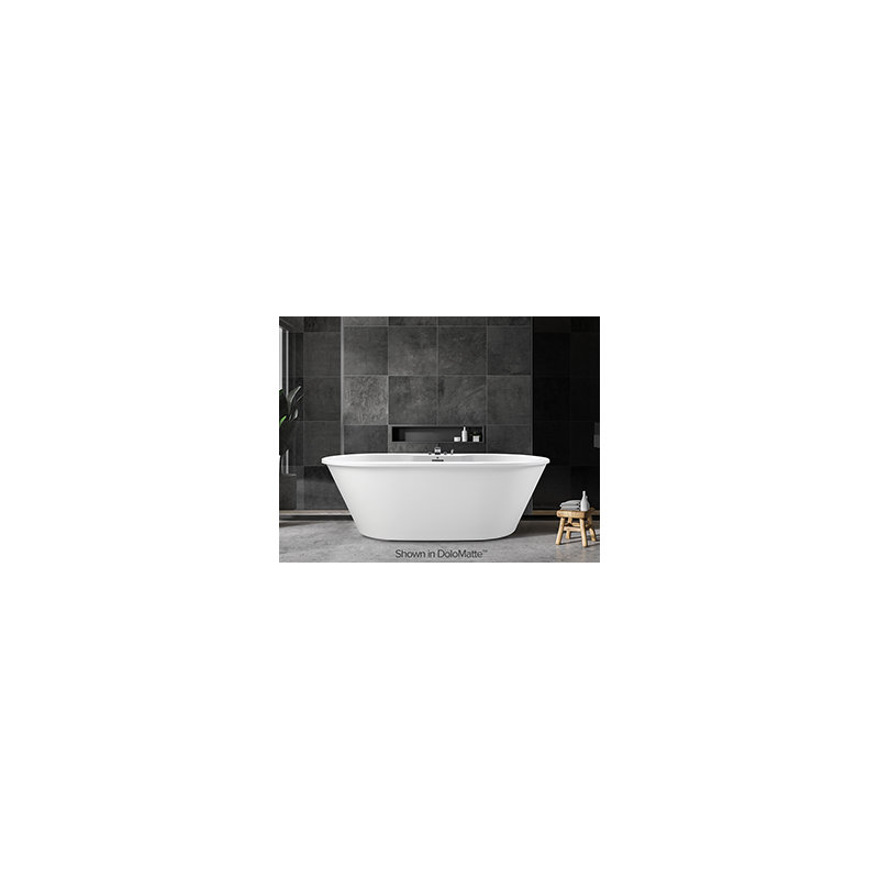 New Yorker 10 Freestanding Soaker Tub, White