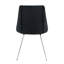 4 chaises de bureau pour étudiant en velours noir - respirantes, capacité de portance forte, 4 tabourets de salle à manger de conception ergonomique, grand espace pour s'asseoir