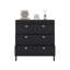 Commode Libby, 3 tiroirs, wengé noir-1004597817