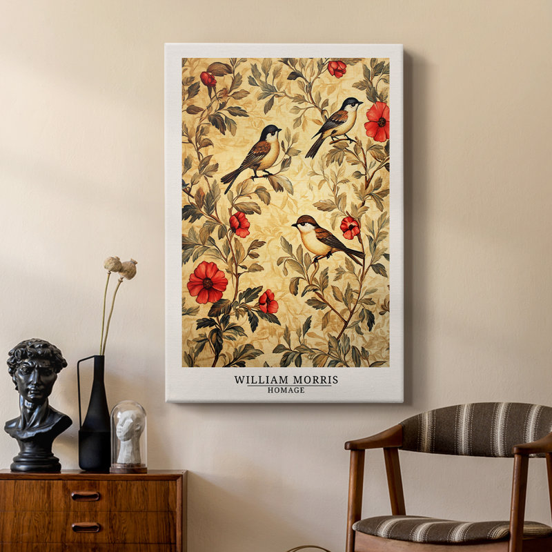 Wm Morris Series CII - Cavas de galerie sur mesure, H 18 po x l 12 po