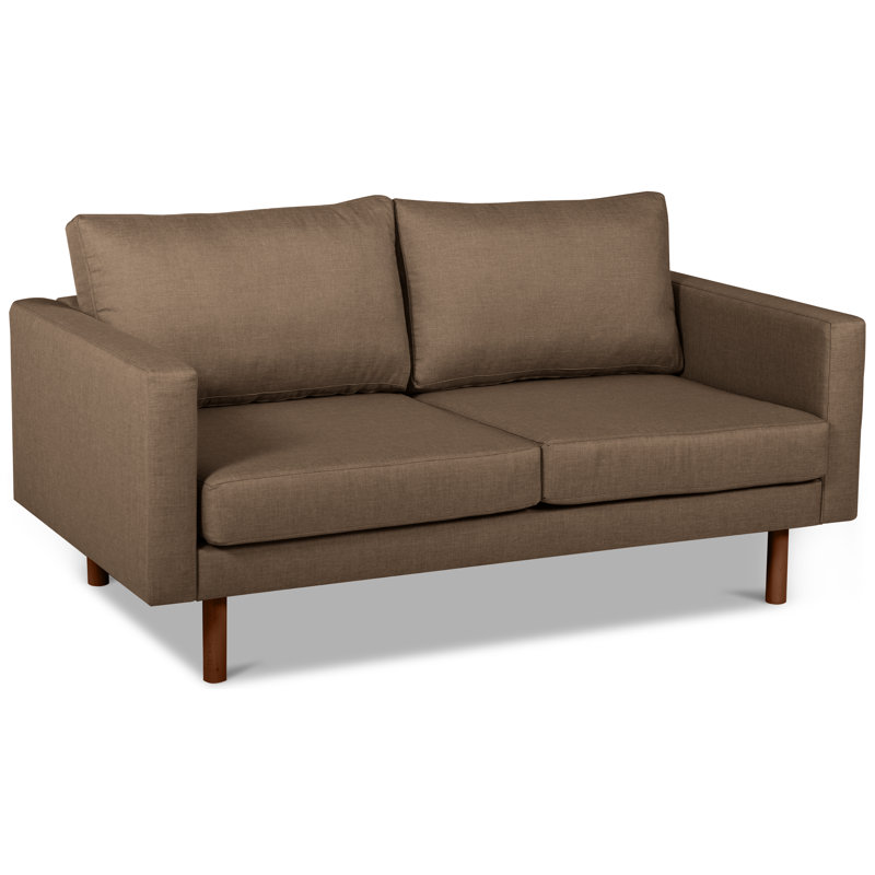 Francesa 2 Seater Loveseat, Brown, Brown