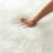 Shag Fluffy Faux Sheepskin Area Rug in White-194626669