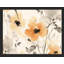 «Elegant Watercolor Floral Soft Peach and Grey Tones Illustration Modern Minimalist» sur papier-98267426-98267425