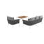 Ensemble de canapé modulaire d'extérieur 3 pièces Modway Stance-919715853