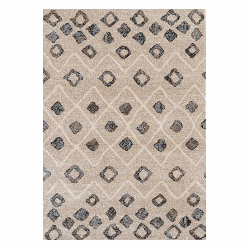 Fossen Geometric Indoor Rug, Rectangle 2'6" x 9'1"
