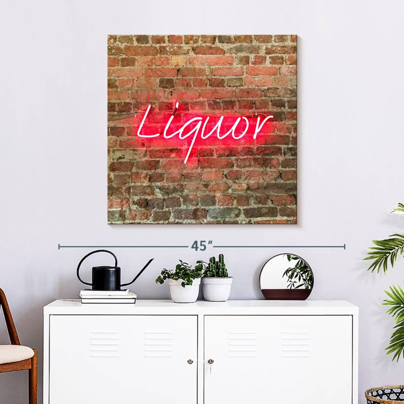 Enseigne néon Tergel Liquor