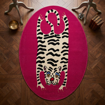 Tapis tigre 5 'x 8'