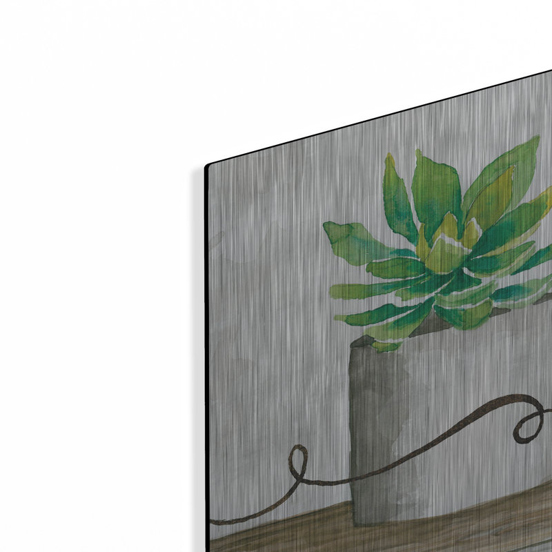 «Gather Succulent Pots» par Cindy Jacobs, H 16 po x l 48 po