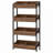 4-Tier Retail Display Rack with Hooks