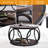 Carnforth 31.5" Round Coffee Table with 2-Tier Storage Shelves-833260531