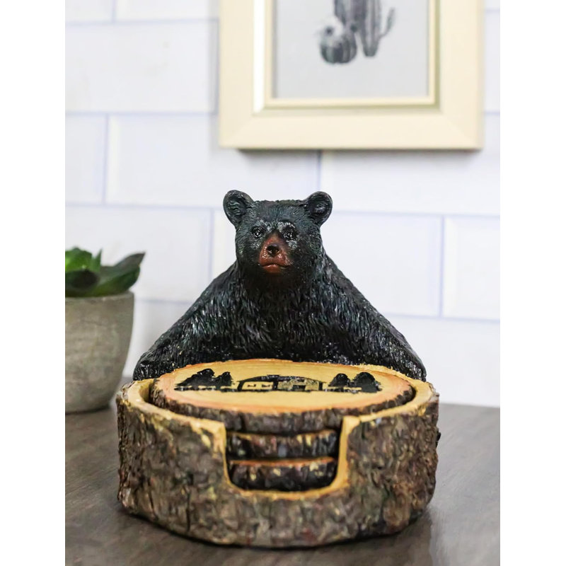 Ensemble de sous-verres et porte-bagues Western Western