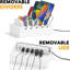 Station de recharge en bambou pour plusieurs appareils, compatible avec plusieurs ordinateurs portables, tablettes et iPads, support de charge pour table de chevet, blanc.-134648363