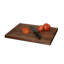 CONSDAN Wood Cutting Board, Black Walnut-258407441