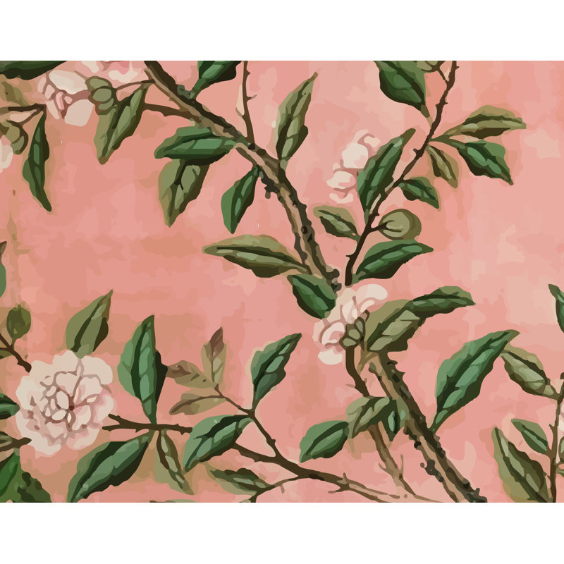 Floral Wallpaper, Non-Pasted
