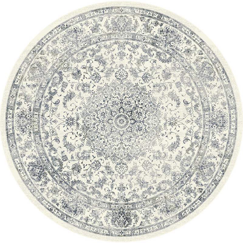 Attell Floral Indoor Rug, Round 5'3"