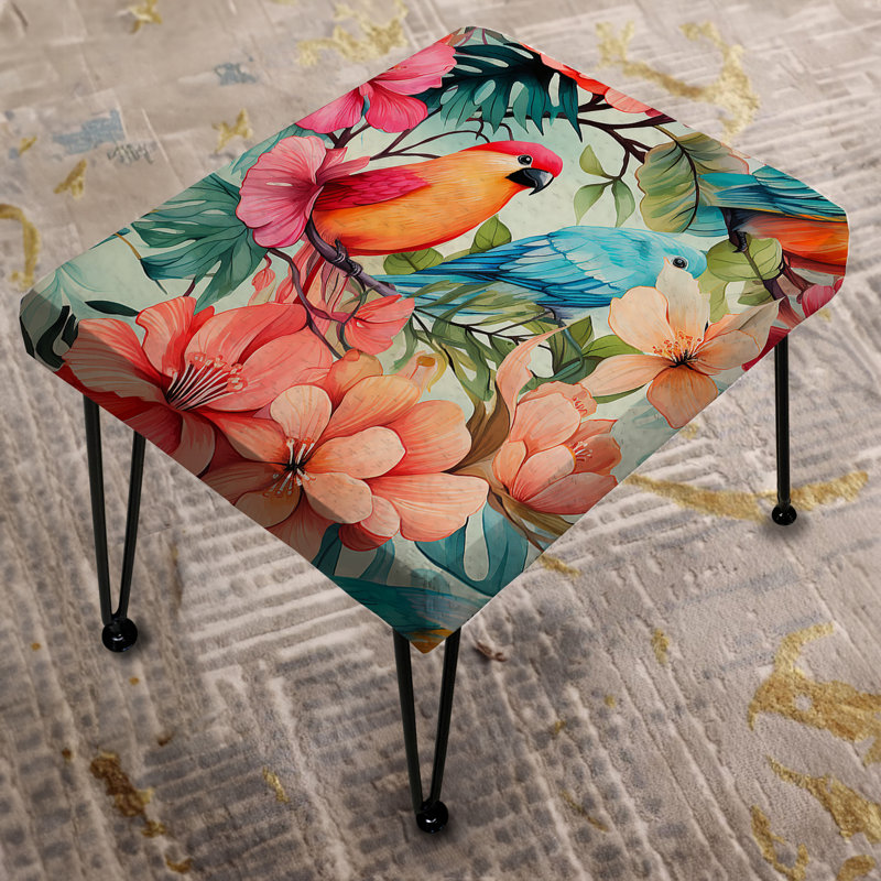 Tropic Dreams - Motif tropical - Repose-pieds rectangulaire tropical