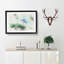 The Kingfisher Bird Looking West Watercolour - Picture Frame Graphic Art Print-56740520-56740521