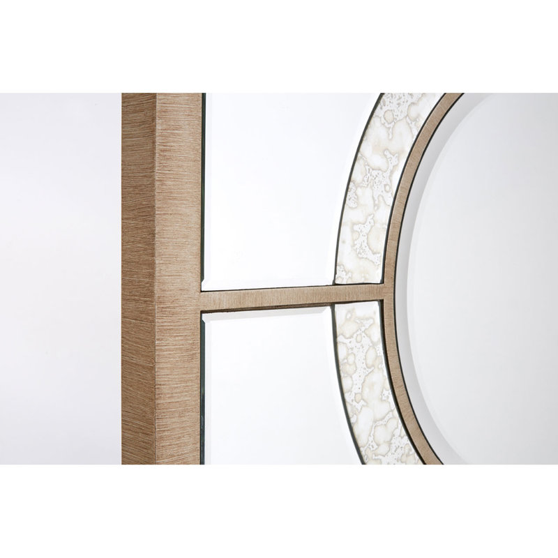 Sistrom Solid Wood Flat Wall Mirror